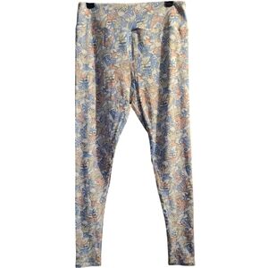 LLR LuLaRoe Unicorn Print Rollerblades & Sneakers Leggings Sz TC